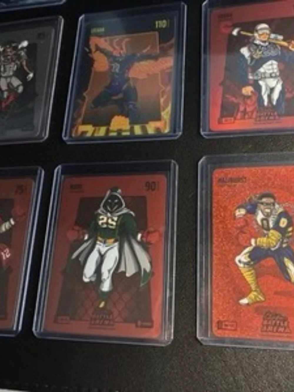LOT OF 9 Bo Jackson’s Battle Arena BoBA MIXED BATTLE FOIL Cards Griffey Set